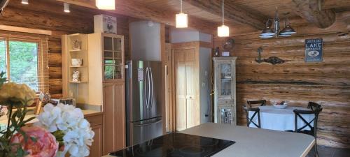 Kalispell House | Christys Cottage Waterfront with slide and Ice Shanty