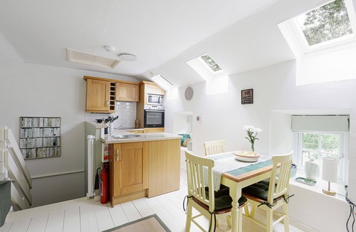 Boscundle Cottage | Cider Press, St Austell with riverside garden