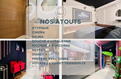 Armentieres Apartment | Cinéma Privé & Sauna - Nuit Romantique