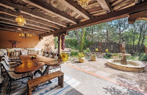 Santa Fe House | Cinco Chimineas- Indoor Pool, Walk to Plaza