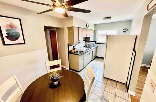 Westwood Apartment | Cincy Furnished Stays Purple Paradise Apartment