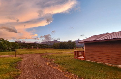 East Glacier Park Village Cabin | Circle R Cabin 3, Private Ranch, Mountain Views
