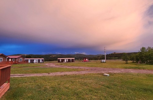East Glacier Park Village House | Circle R Cabin 7, Private Ranch, Mountain Views