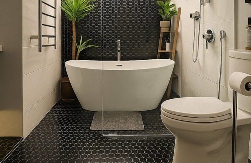 Nouveau-Rosemont House | City Comfort: A Charming Home with a Breathtaking Spa-Like Bathroom