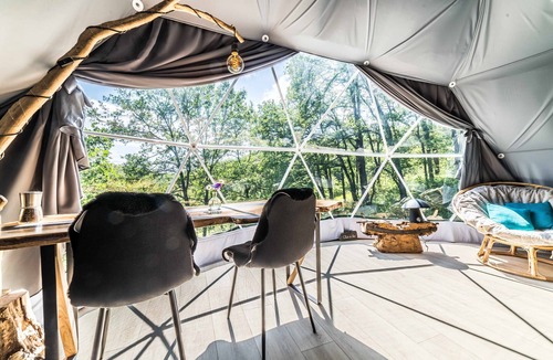 La Dornac Ski Chalet | "Clair de Lune" – Luxury Dome 40 m² – Jacuzzi