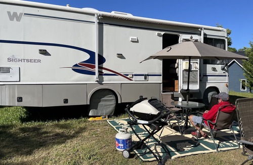 Penetanguishene House | Class A motor home on large lot