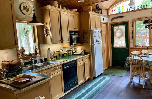 Town of Webb Ski Chalet | Classic Adirondack Chalet on Moose River -Summer weekly rentals only Sat. to Sat