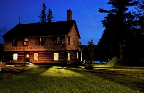 Piopolis Ski Chalet | Classic Canadian Log home on a private lake, with acres to explore!