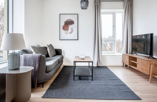 Copenhagen Apartment | Classic Østerbro 2BR w/ W/D & Office, nr Embassies, by Blueground