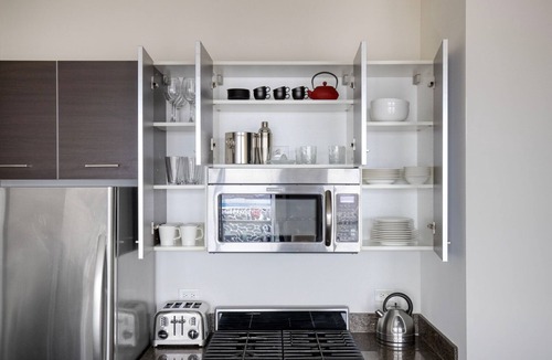 River West Apartment | Classic River West 1BR w/Roofdeck & W/D, nr Blue Line, by Blueground