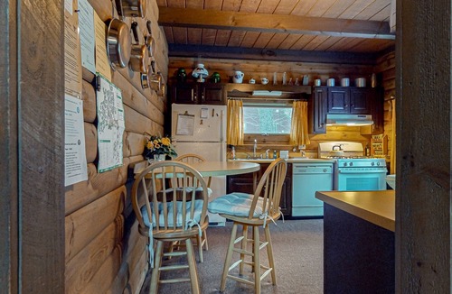 Wilmington Cabin | Classic Vermont cabin with forest views, pools, hot tub & gym