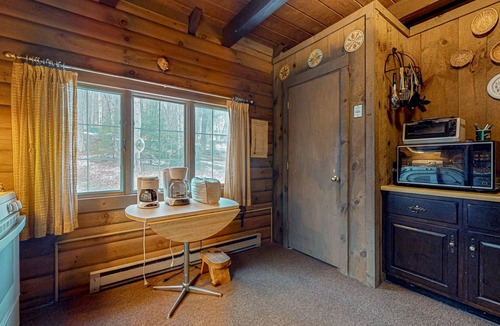 Wilmington Cabin | Classic Vermont cabin with forest views, pools, hot tub & gym