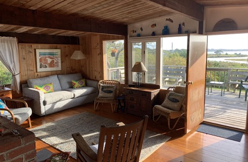 Chilmark Cottage | Classic Vineyard summer cottage with private waterfront access.