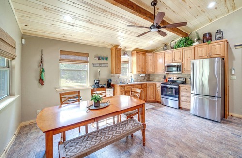 Clayton Cabin | Clayton Cabin w/Wraparound Deck: Steps to Lake!