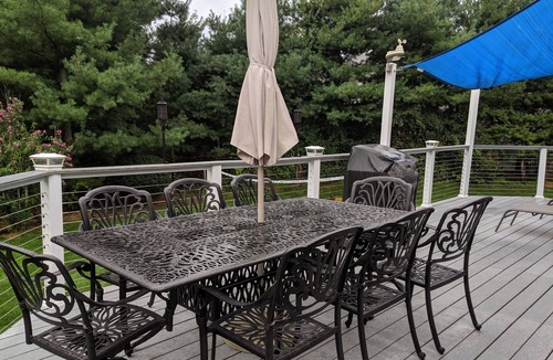 Greenport House | Cleves Point Estates Home, Private sandy beach