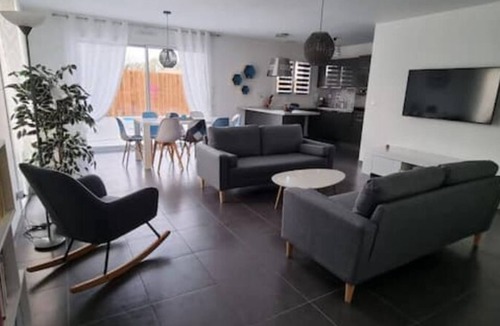 Le Teich Villa | Climatisation, Piscine Chauffée, Pétanque, Calme