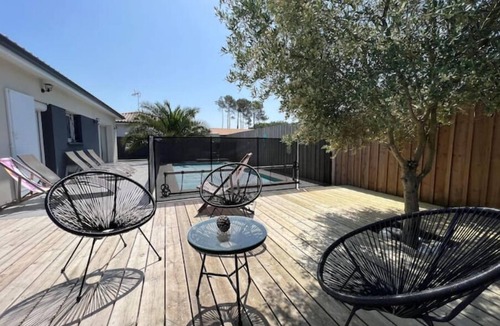 Le Teich Villa | Climatisation, Piscine Chauffée, Pétanque, Calme