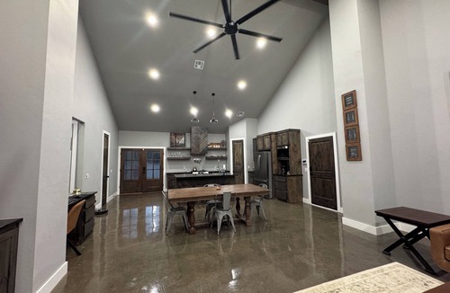 Sawyer Cabin | Clock out and relax at this 2-bedroom, 1-bath cabin off Hugo lake.
