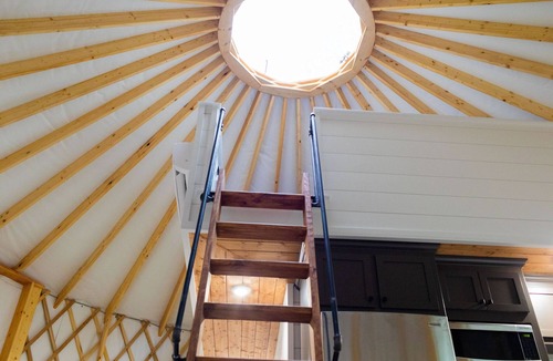 Livingston Cabin | Close to nature, but with all the modern amenities, Two Creeks Crossing Resort