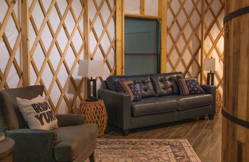 Livingston Cabin | Close to nature, but with all the modern amenities, Two Creeks Crossing Resort