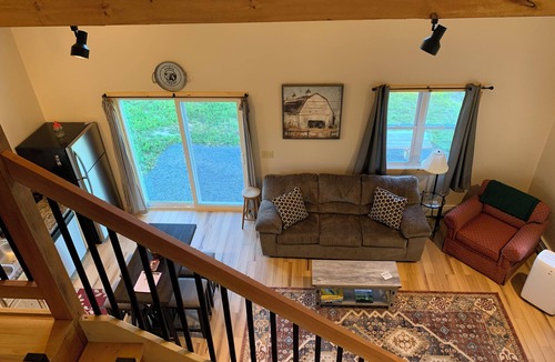 Stowe Area Cabin | Clover Meadow "Barn" Modern, spectacular views close to skiing & wedding venues