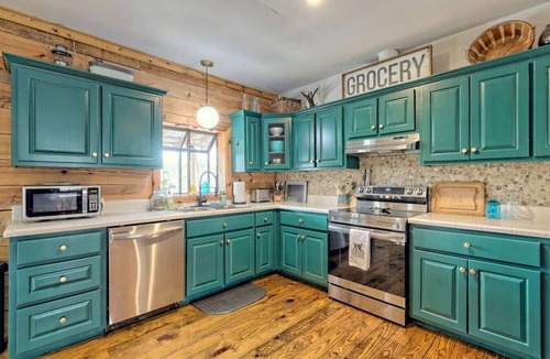 Tiger Cabin | Clyde’s Cabin: Mtn View, Fire Pit, Pet-Friendly