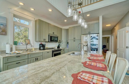 Picketts Harbor House | Coastal Bliss: 3500 sqft Beachfront Haven, Steps Away from Your Private Beach - Your Ultimate Cape Charles Getaway