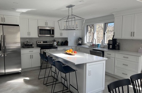 Mashpee House | Coastal Cape Hideaway - Outdoor Shower & Fire-pit!