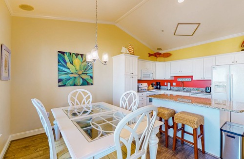 Indian Beach Condo | Coastal Condo with sound views and shared hot tub and pool