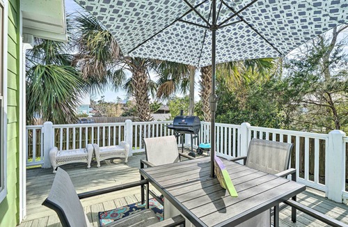 North Carolina Coast Cottage | Coastal Hideaway ~ 1/2 Mi to Beach + Boardwalk!