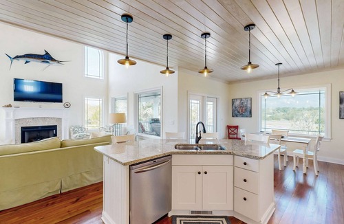 Edisto Island House | Coastal home- Marsh Views with open floor plan and stunning sunsets