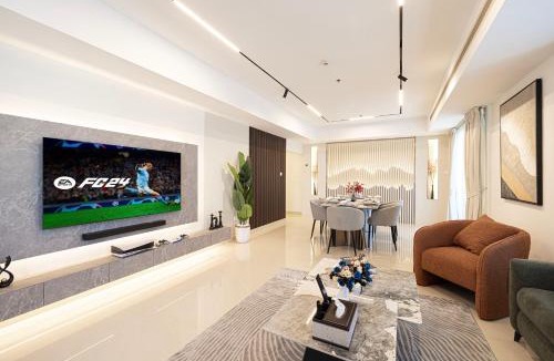 Dubai Marina Apartment | Coastal Marina Escape - 4 BR Sea, Dubai Eye & Palm View