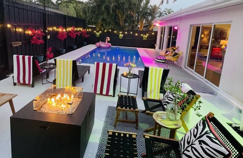 South Palm Park Neighborhood Association House | Coastal Oasis with Heated Pool