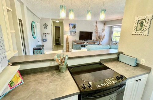 Pinellas Point Condo | Coastal Retreat - Breezy and Bright - Bike to St. Pete Beach