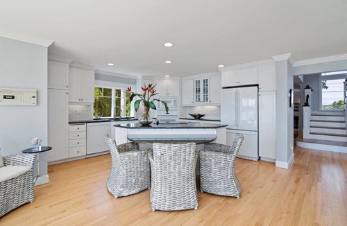 Branford House | Coastal Waterfront Retreat- Private Beach & Hot Tub