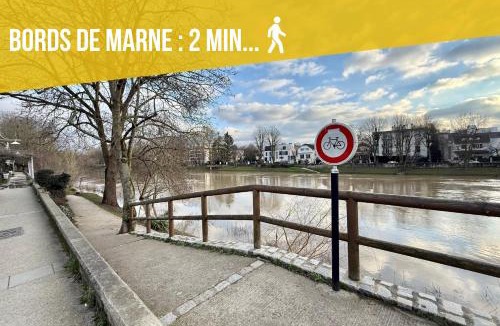 Champigny-sur-Marne Apartment | Cocon au calme - Jardin privatif - Bords de Marne