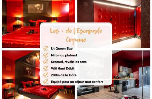 Montbeliard Apartment | Cocon Sensuel - 50 Nuances - Les Cocons de Nath
