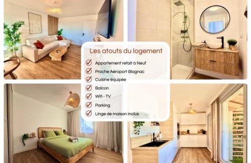 Saint - Martin - du - Touch Apartment | " Cocon Toulousain " Aéroport - Wifi - Parking