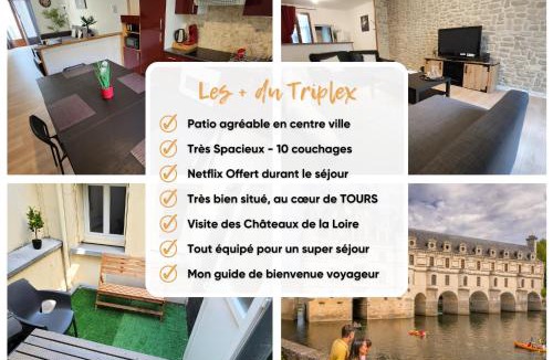 Cathedrale Apartment | "Colbert Triplex" 3 chambres - Balcon - Patio - Cathédrale