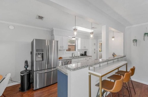 Southwood Valley House | College Station getaway near campus & events with fire pit & arcade
