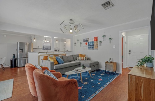 Southwood Valley House | College Station getaway near campus & events with fire pit & arcade