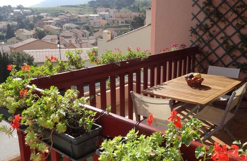 Collioure Apartment | Collioure: beautiful apartment classified *, quiet, swimming pool, garden, private parking