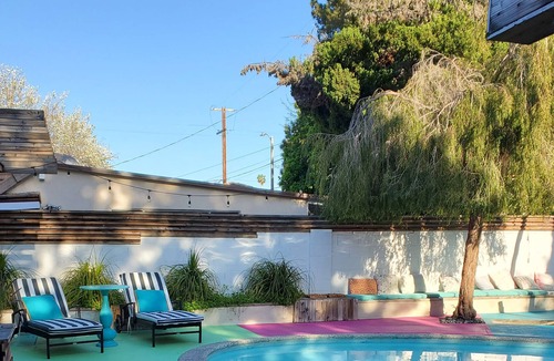 Winnetka Villa | Colorful boho style villa with pool