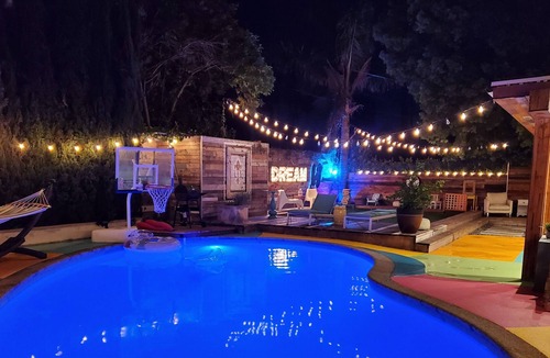 Winnetka Villa | Colorful boho style villa with pool
