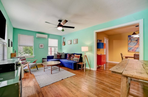 Alta Vista House | Colorful dog-friendly home near downtown with back patio, streaming, desk, AC