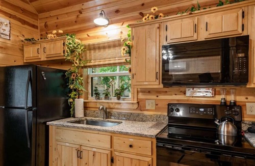 Murphy Cabin | Colorful Sunflower Cabin - Bring your pets - Perfect for 1 or a romantic Getaway