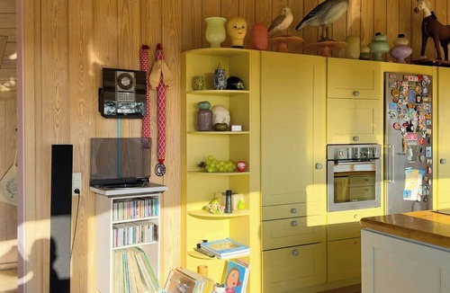 Faarevejle House | Colourful home with panorama near Sejer Bay