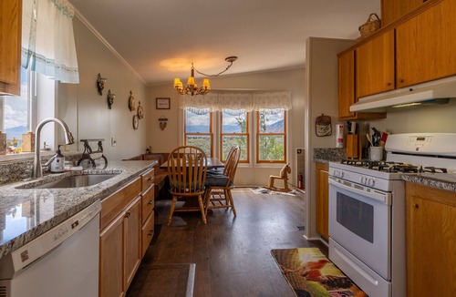 Clark House | Comanche Guest Ranch- surrounded by mountains