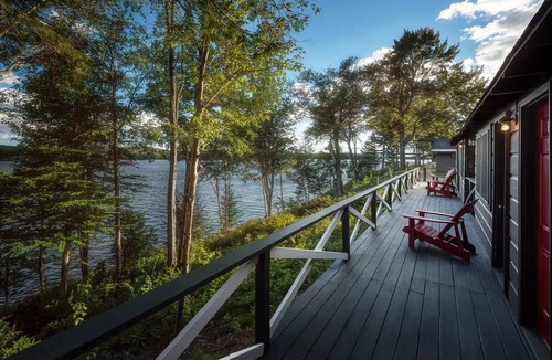 Town of Webb Condo | Come stay at Great Pines for amazing views!