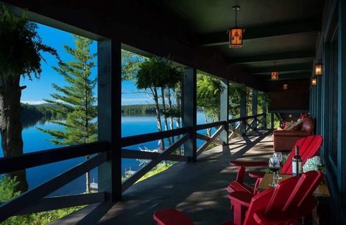 Town of Webb Condo | Come stay at Great Pines for amazing views!